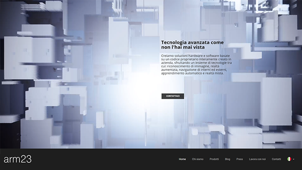 ARM23 sito web anteprima